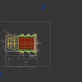 Yuanmei Group 2024 New Year Gala Stage With Red Audience Seats And Lighting