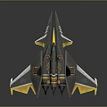 Modern Fighter Next Generation Aircraft 3d model