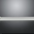 White Rectangular LED Light Fixture With Transparent Cover And Smooth Surface Reflection 3d model