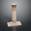 Columns Stone Columns Stone Columns Old Columns Roman Columns Roman Columns Classical Columns Greek Columns 3d model