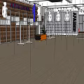 Modern Clothing Store Interior With Mannequins Clothing Racks And MARITHE Display Shelves
