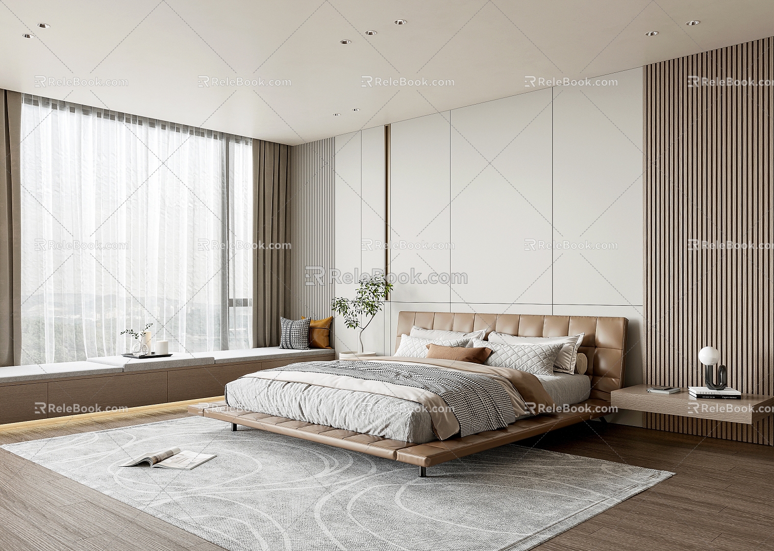 Modern Bedroom Home Bedroom 3d model