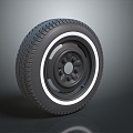 Hyundai Tire Wheel New Tire 3d model