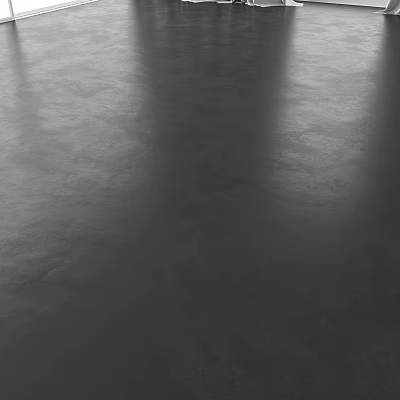 Polished Concrete Floor Component With Smooth Surface And Reflective Finish 3d model