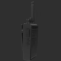 Black Walkie Talkie Device With Antenna And Portable Communication Structure Design
