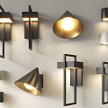 Modern Wall Lamps With Diverse Designs And Warm Lighting For Home Decoration