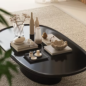 Vintage Silent Ornaments Combination Ancient Silent Ornaments Combination Coffee Table Ornaments Sideboard Ornaments TV Cabinet Ornaments 3d model