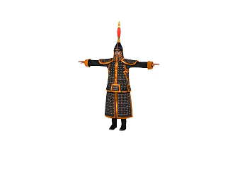The Qing Dynasty Emperor's Pro-Army Plus Eight Banners 3d model