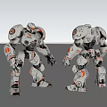 Robot ornaments 3d model