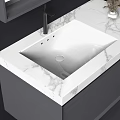Modern Wall Mounted Bathroom Vanity Cabinet With Mirror And Open Shelves