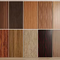 Wooden Wall Panels With Various Grain And Colors