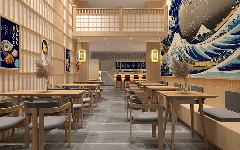 Japanese Restaurant Japanese Restaurant 3d model