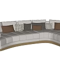 Modern Multiplayer Sofa 3d model