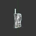 High Quality Tactical Black Weapon With Scope And Military Style Accessories