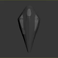 Advanced Streamlined Modern Weapon System With Sharp Front And Geometric Metallic Structure