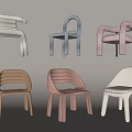 Modern Single Chairs With Sleek Lines And Various Color Options For Home Decor