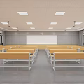 Modern Classroom 3d model