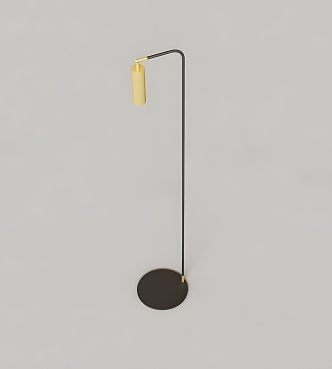 Floor lamp electric lamp floor lamp shade simple 3d model