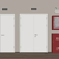 Fire Safety Equipment Including Fire Doors Emergency Exit Signs Hydrant Cabinet and Fire Detectors