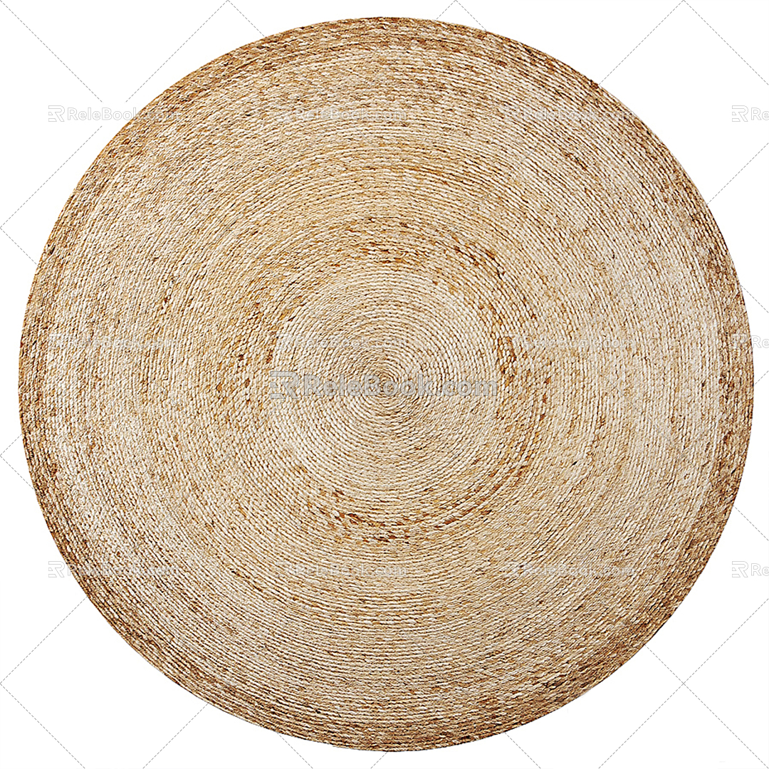 Modern Round Carpet Carpet 3d model