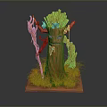 Elf Tree Demon Tree Monster Tree Man Tree Elf Monster Alien Monster 3d model