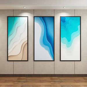 Decorative Painting Sofa Wall Background Wall Frame Art Painting 3d model