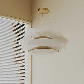 Modern chandelier 3d model