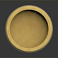 Elegant Yellow Stone Bowl Shaped Sculpture Carving With Intricate Patterns And Decorative Base