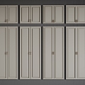 French-style cabinet door European-style cabinet door door panel 3d model