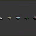 Various Styles And Colors Of Yachts Showcased