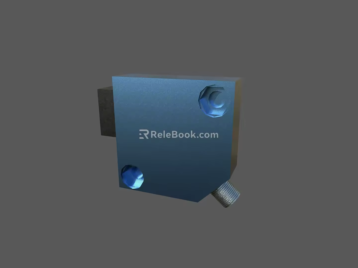 Angle seat globe valve globe valve instrumentation 3d model