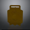 Orange Basketball Interscholastic Medal 2024 With Engraved Design And Hanging Strap