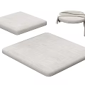 Beige Square And Round Cushions With Soft Blanket For Home Decor Accessories