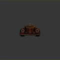 Wooden Vintage Convertible Car Featuring Classic Design And Leather Seats