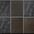 Square Rugs With Various Textured Patterns And Different Colors For Home Decor 3d model