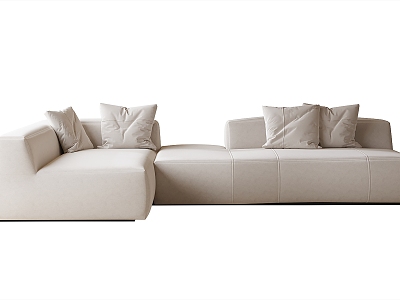 Modern corner fabric sofa model