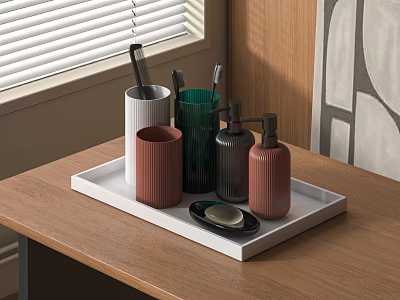 toothbrush toiletries 3d model