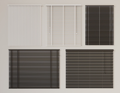 Modern venetian blinds 3d model