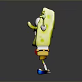 Spongebob Cartoon Spongebob Animation Spongebob Anime Spongebob Little Monster Little Monster 3d model