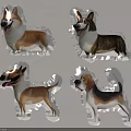 Adorable Inflatable Dog Figurines With Various Breed Designs And Realistic Colors