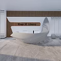 modern science and technology sense bionics office space 3d model