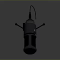 Microphone Amplifier Capacitor Microphone High-end Microphone Wheat Desktop Microphone Broadcasting Microphone 3d model