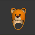 Cute Orange Bear Ear Shaped Wristband Practical Daily Life Use Item