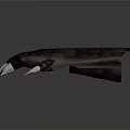Dark Leather Clawed Glove With Sharp Metal Talons And Textured Surface