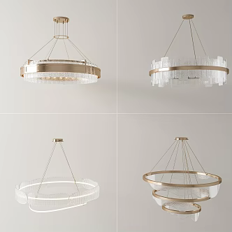 New Chinese Chandelier New Chinese Study Chandelier New Chinese Living Room Chandelier New Chinese Restaurant Chandelier New Chinese Chandelier Combination 3d model