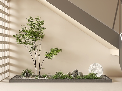 landscape sketch landscape landscaping tree plant moss moon light model