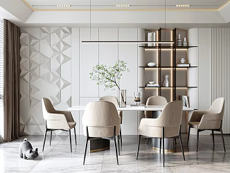 Modern Restaurant 3d model