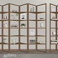 Bookshelf Storage Rack 3d model