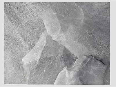 Gray Textured Background Wall With Natural Stone Like Surface And Patterns 3d model