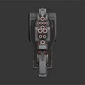 Futuristic Sci Fi Weapon With Advanced Metallic Mechanical Structure And Sleek Design